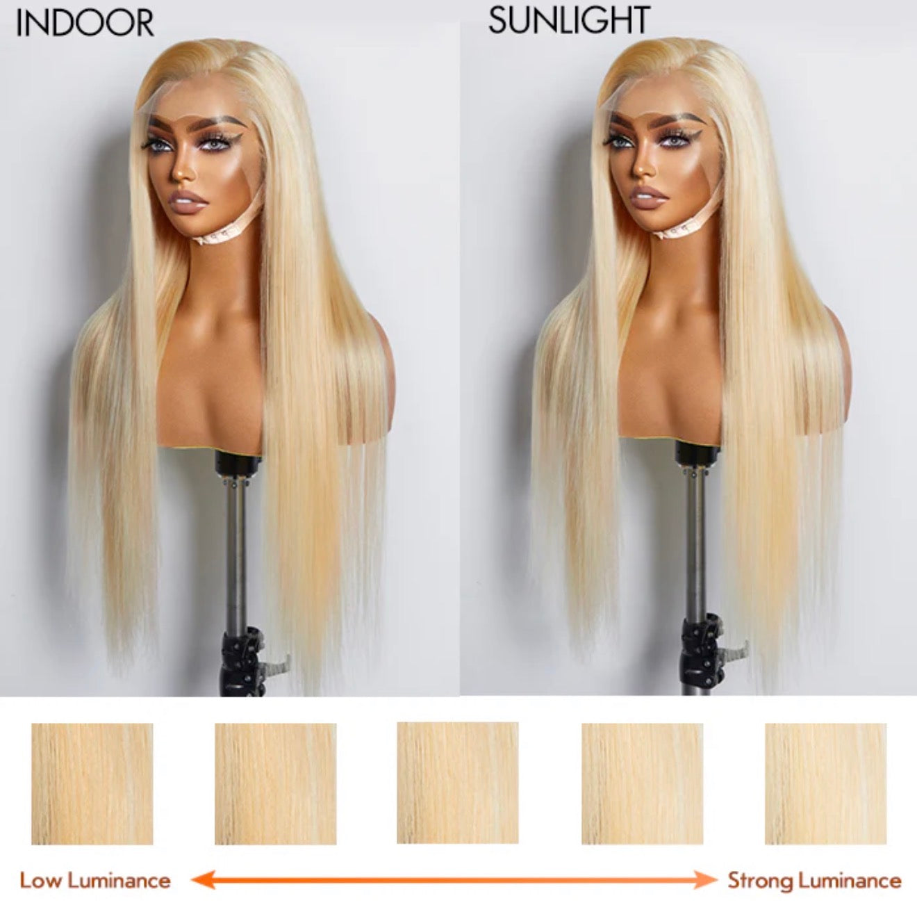 Pre-Plucked 13 x 4 Lace Frontal Straight Wig W/ 150% Density